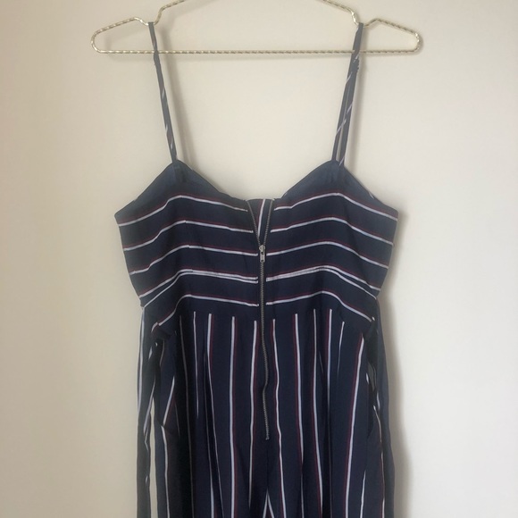 Bardot Lulu Jumpsuit in Navy Stripe - Picture 5 of 7